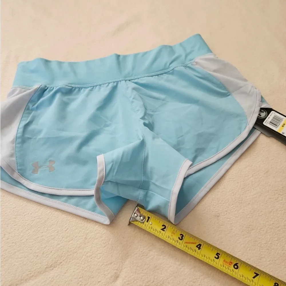 Under Armour Blue Fitted Speedpocket Running Shorts